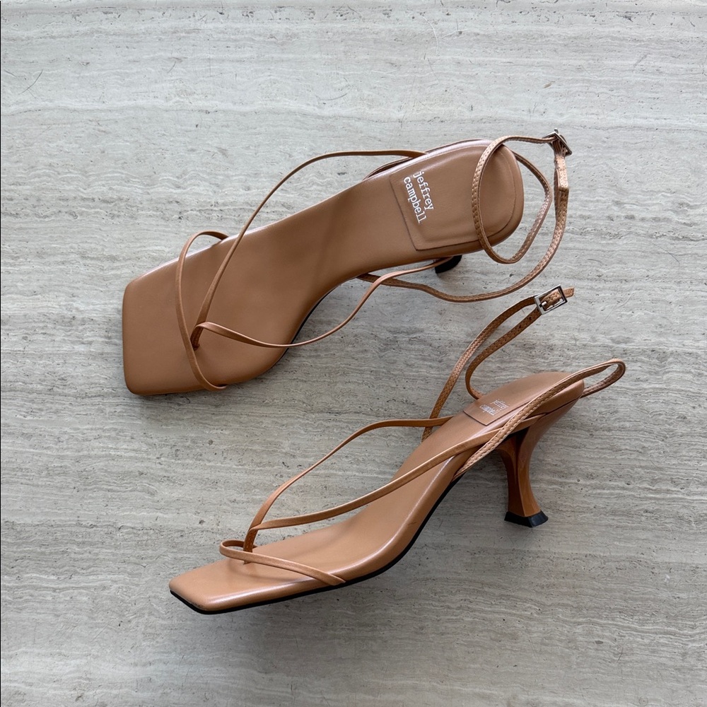 Jeffrey Campbell Fluxx Sandal Nude Size US 8